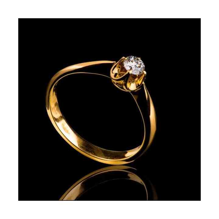 Inel de Logodnă din Aur 18k cu Diamant