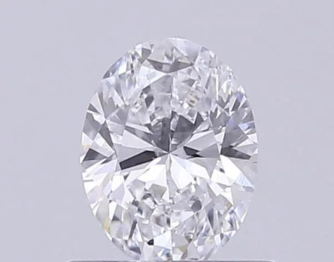 0.50ct Oval Lab Grown Diamond (Colour D, Clarity VVS1, IGI Certified)