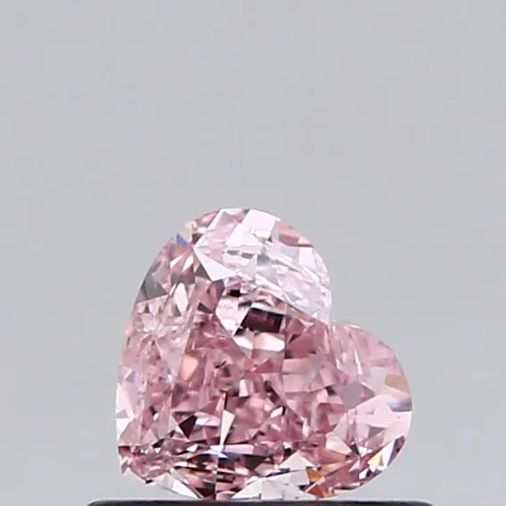 0.51ct Heart Natural Diamond (Color Pink, Clarity VS2, GIA Certified)