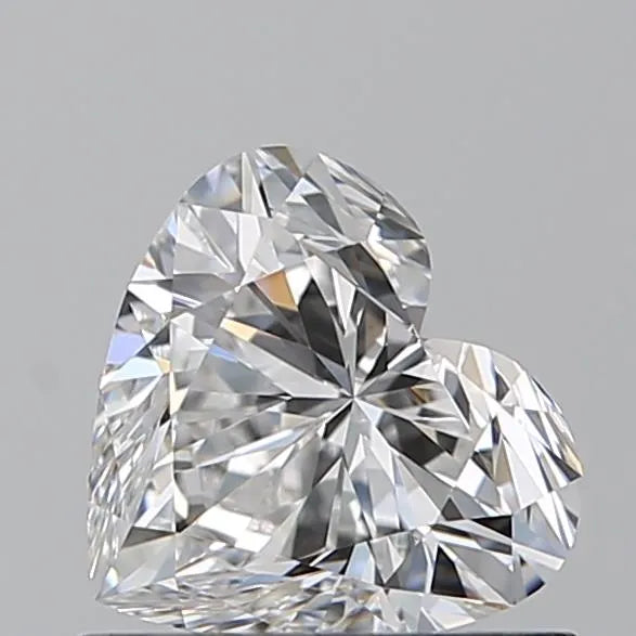 0.81ct Heart Natural Diamond (Colour E, Clarity IF, GIA Certified)