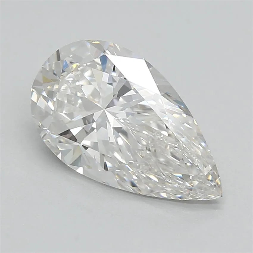 1.55ct Pear Lab Grown Diamond (Colour G, Clarity VVS2, Cut EX, IGI Certified)