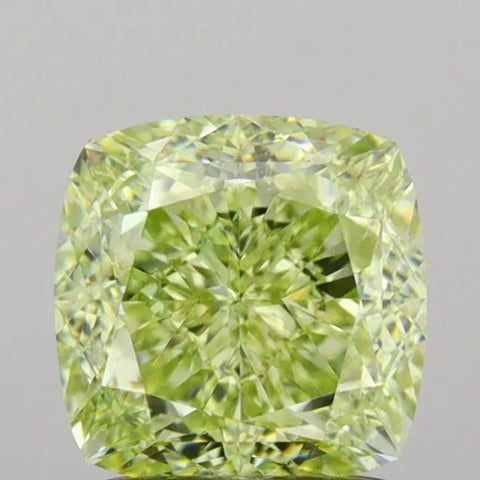 1.75ct Cushion brilliant Natural Diamond (Colour Fancy Green, Clarity VS1, GIA Certified)