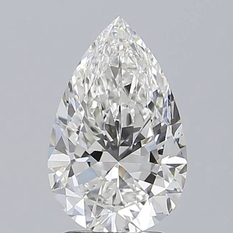 2.41ct Pear Lab Grown Diamond (Colour F, Clarity VVS2, IGI Certified)