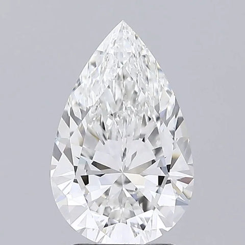 2.54ct Pear Lab Grown Diamond (Colour F, Clarity VVS1, IGI Certified)
