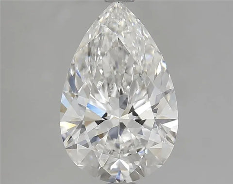 2.67ct Pear Lab Grown Diamond (Colour E, Clarity VVS2, IGI Certified)