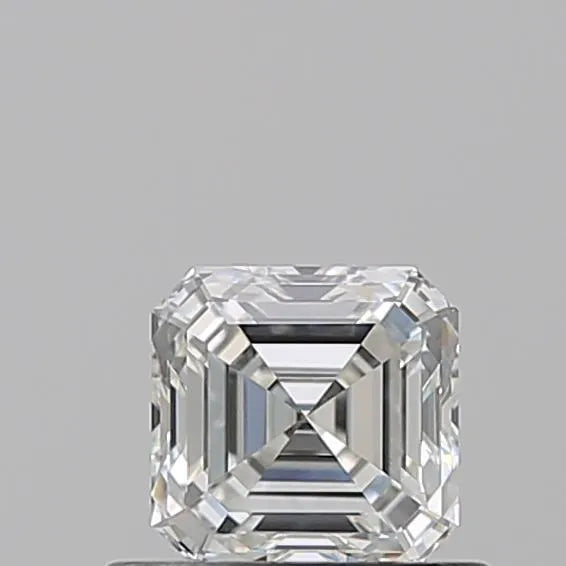 0.57ct Asscher Natural Diamond (Colour H, Clarity VVS2, GIA Certified)