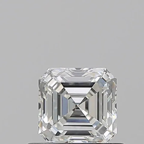 0.57ct Asscher Natural Diamond (Colour H, Clarity VVS2, GIA Certified)