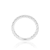 Inel din Aur Alb de 14K cu Diamante