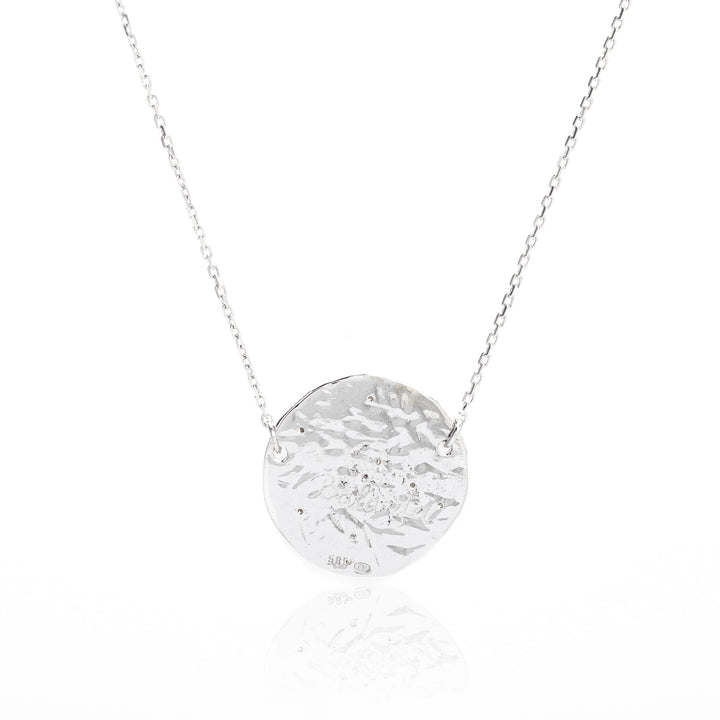 14K White Gold Constellation Necklace with Diamonds