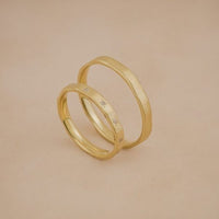 Set Verighete Yria din Aur 14K cu Diamante