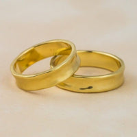 Set Verighete Adir Yellow din Aur 14K