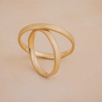 Set Verighete Gily Yellow din Aur 14K