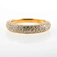 Inel Model Unicat Din Aur Galben 18K cu Diamante