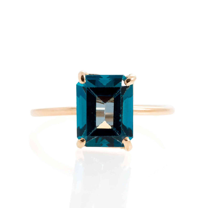 14K Yellow Gold Ring With Natural Topaz