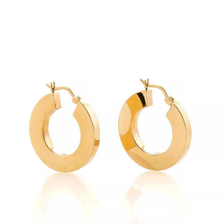 18K yellow gold earrings