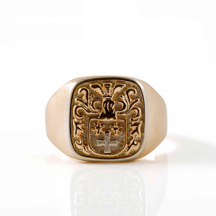 18K white and yellow gold ring – made to order