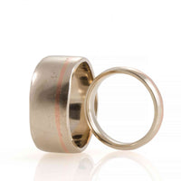 Set verighete "Lara" din aur alb si roz 14K