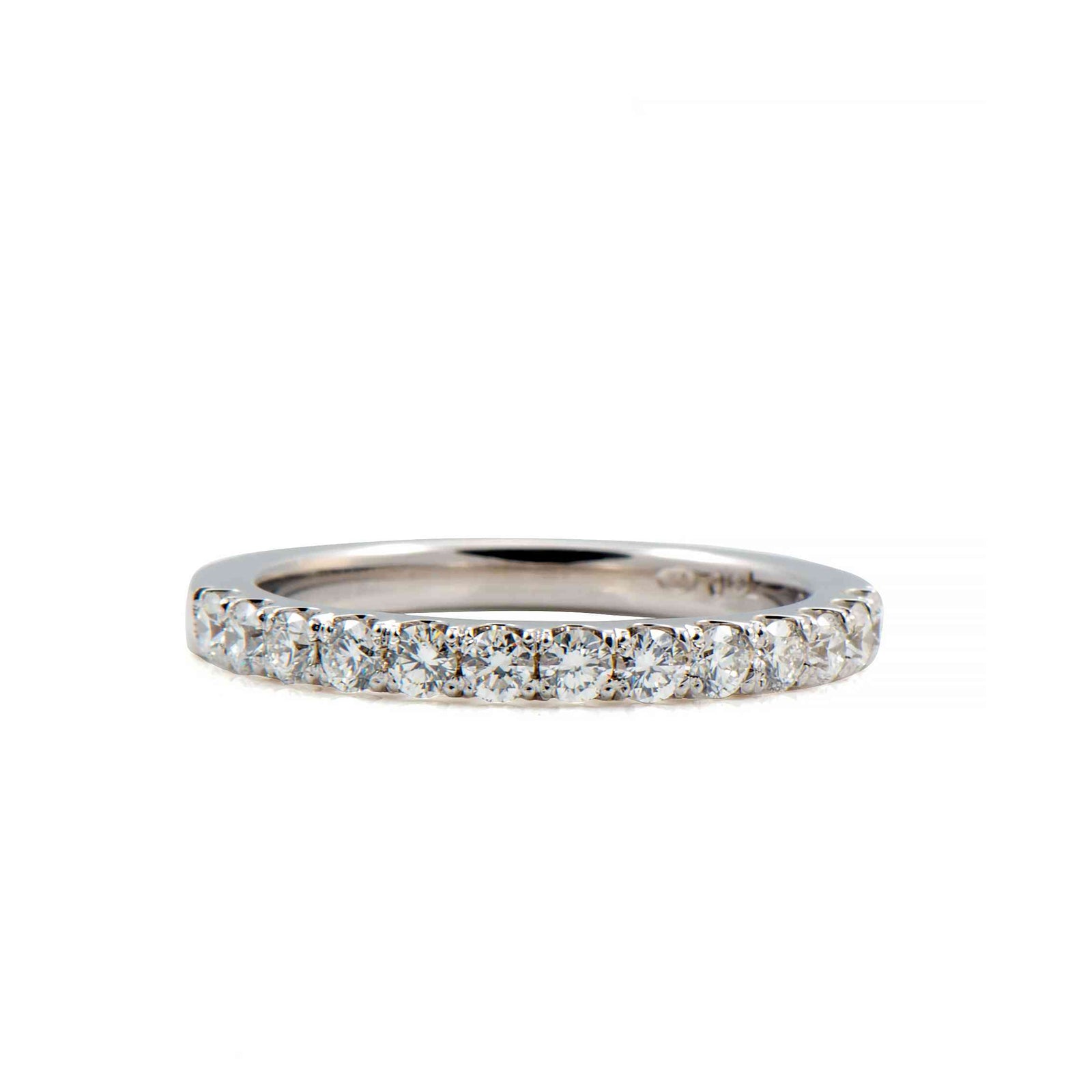 Inel din aur alb 18K cu diamante albe naturale