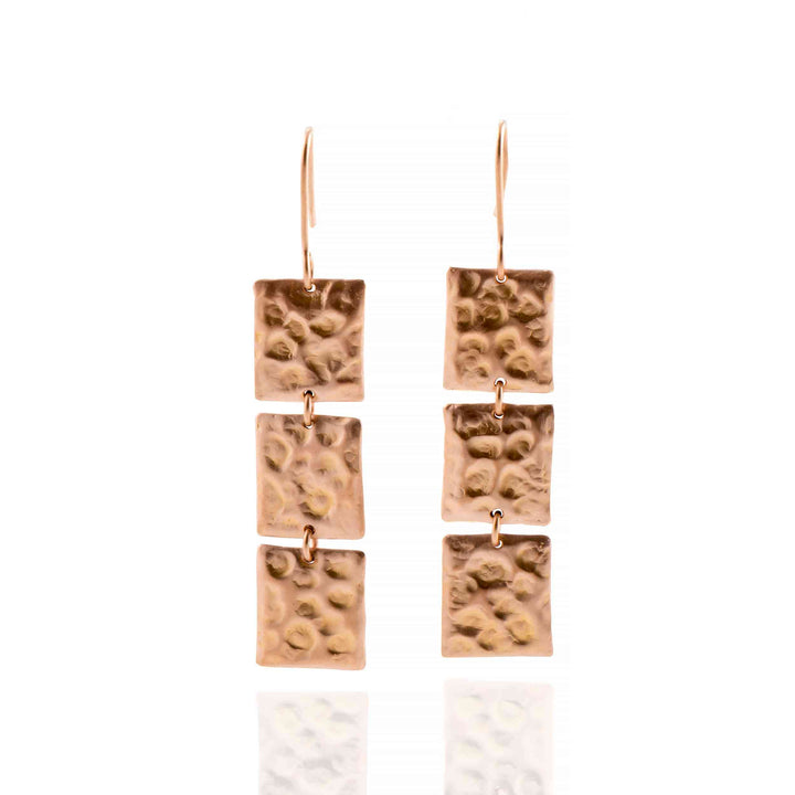 14K rose gold earrings