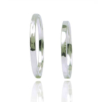 Set Verighete "FIRO" Din Aur Alb 14K