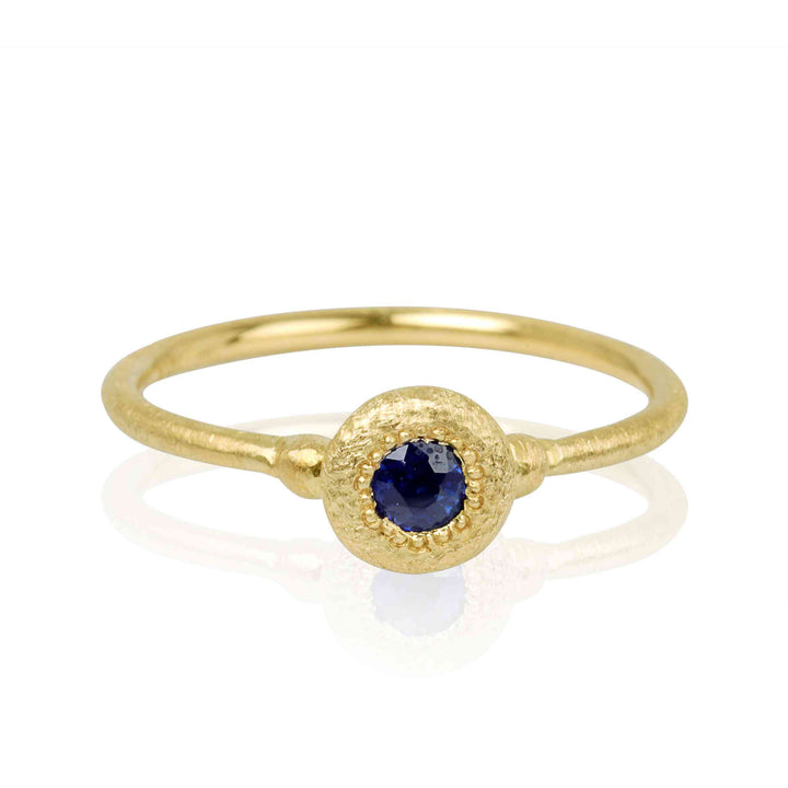 14K Yellow Gold Ring With Natural Sapphire