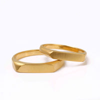 Set Verighete "FUTURO" Din Aur Galben 14k