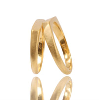 Set Verighete "FUTURO" Din Aur Galben 14k