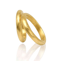 Set Verighete "AWASA" 14K Din Aur Galben