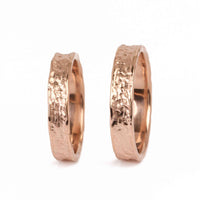 Set Verighete "MANKO" 14K Din Aur Roz