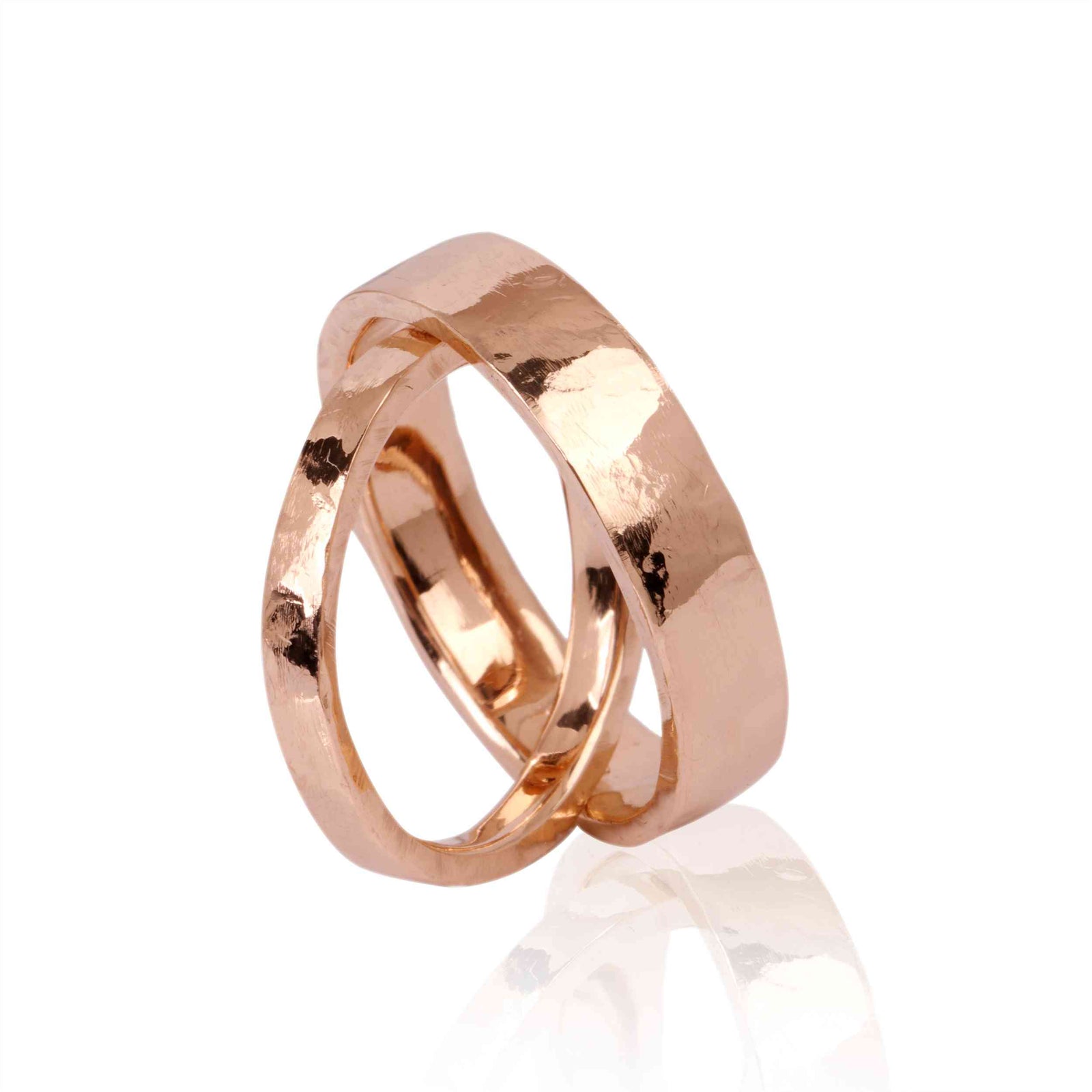 Set Verighete "AVA 2" 14K Din Aur Roz