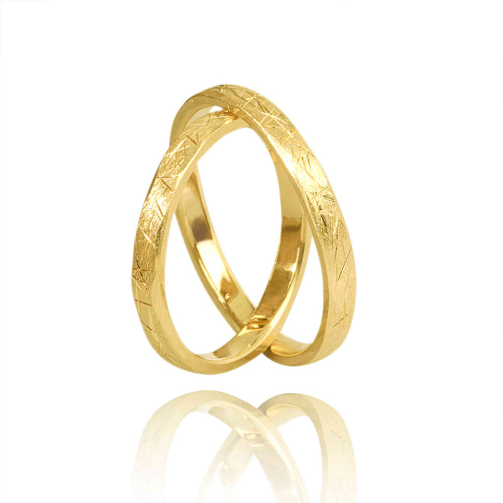 Set Verighete "NAOMI" 14K Din Aur Galben