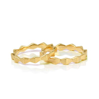Set Verighete "INFINITY II" 14K Din Aur Galben