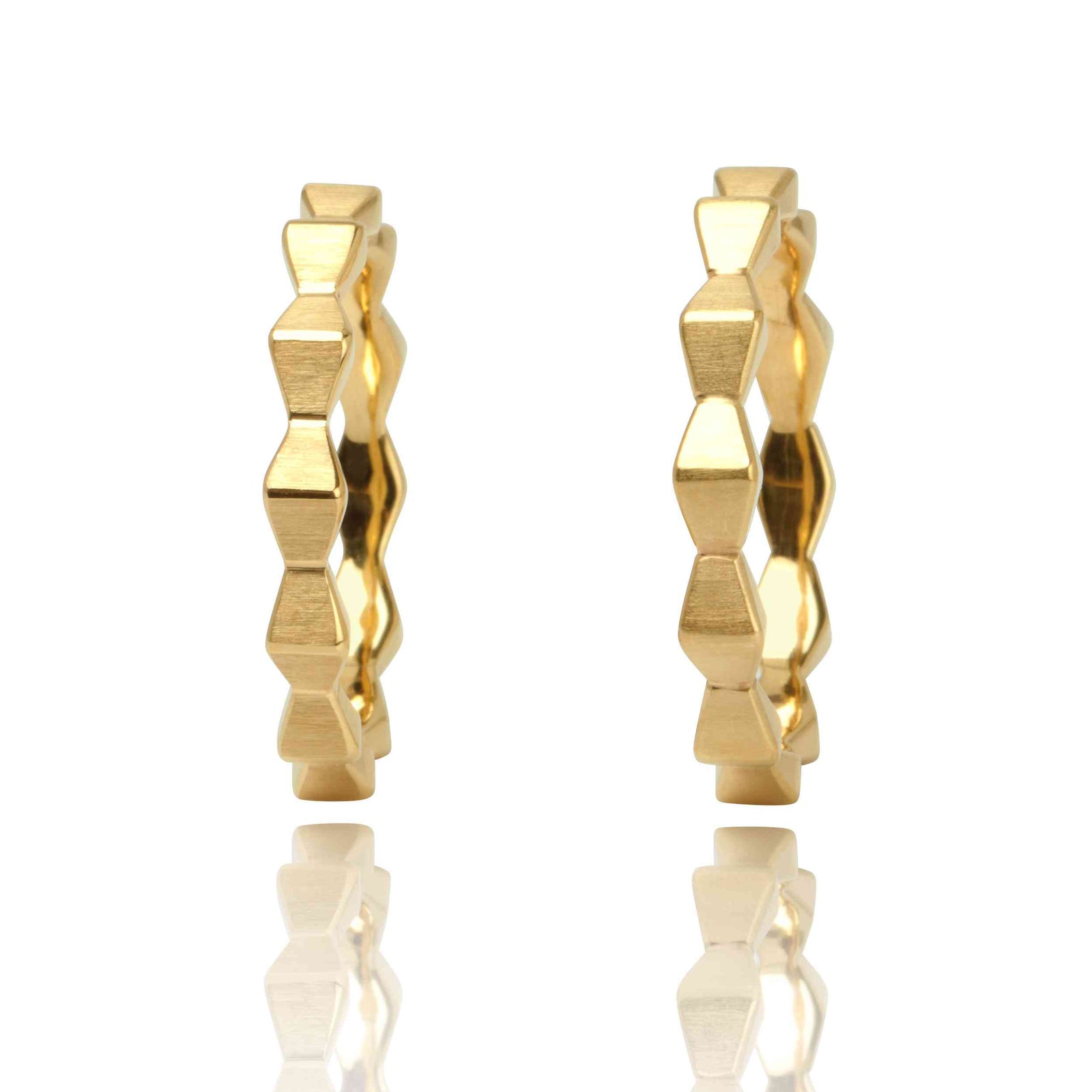 Set Verighete "INFINITY II" 14K Din Aur Galben