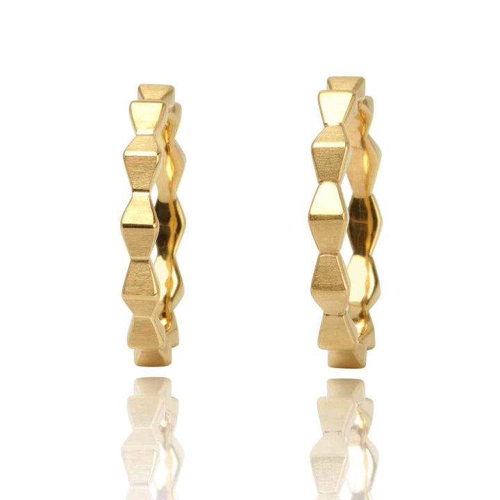 Set Verighete "INFINITY II" 14K Din Aur Galben