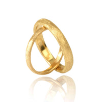 Set Verighete "Eli" 14K Din Aur Galben