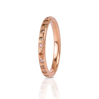 Inel Din Aur Roz 14k Cu Diamante Naturale