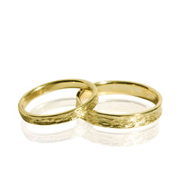 Set Verighete "Asu" 14K Din Aur Galben