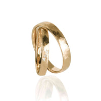 Set Verighete "Karmel" 14K Din Aur Roz