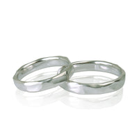 Set Verighete "OROMO" 14K Din Aur Alb