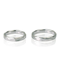 Set Verighete "OROMO" 14K Din Aur Alb