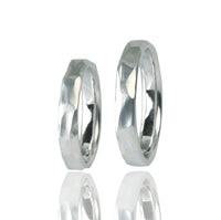 Set Verighete "OROMO" 14K Din Aur Alb