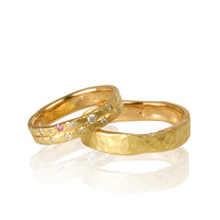 Set Verighete "Almaz II" 19K Din Aur Galben cu diamante