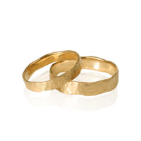Wedding ring set "SITO NEW" 14K Yellow Gold