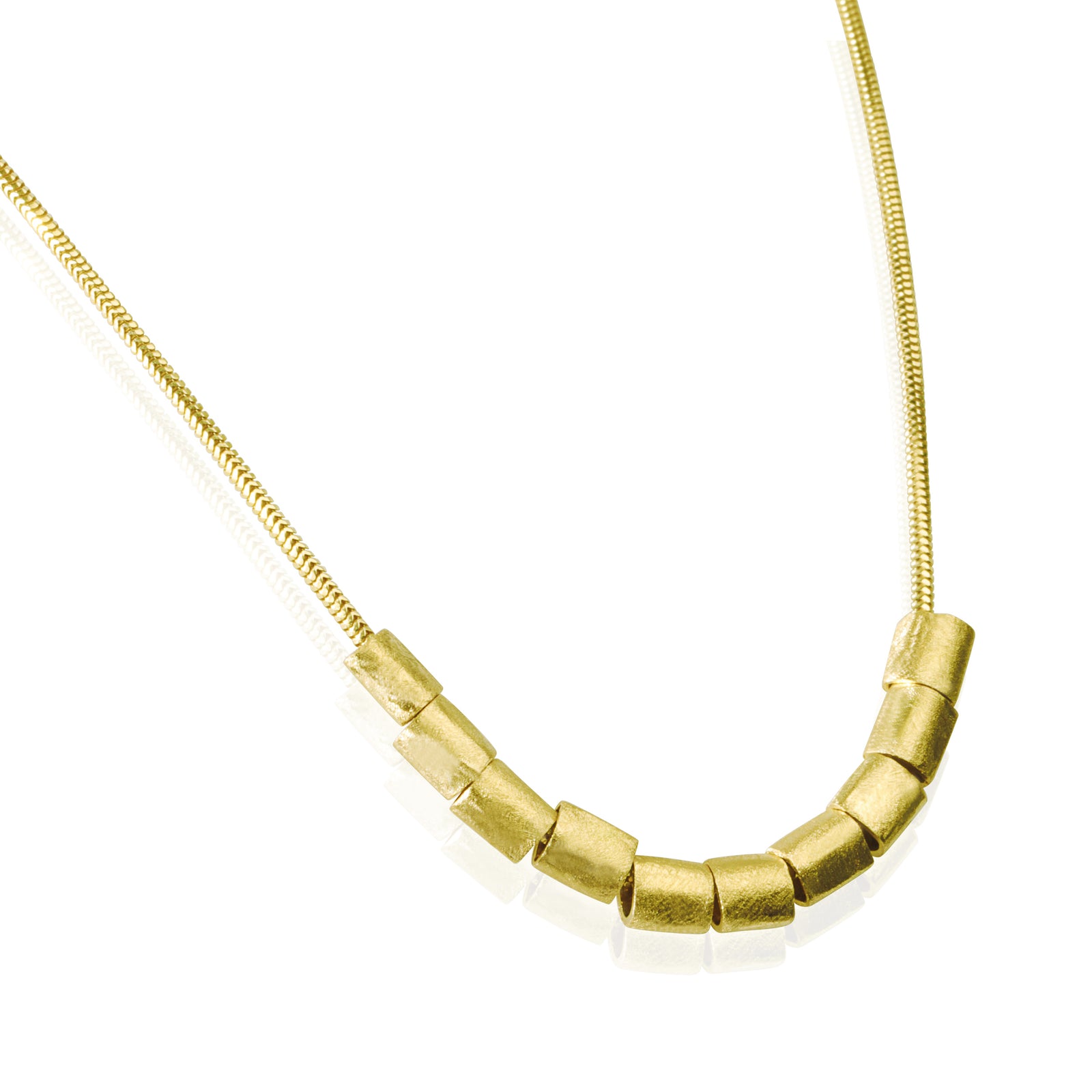 14K+18K Yellow Gold Necklace