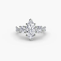 Three-Stone with Pavé Band 2