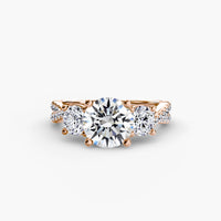 Three-Stone with Pavé Band 2