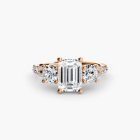 Three-Stone with Pavé Band 3
