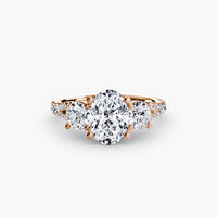 Three-Stone with Pavé Band 3