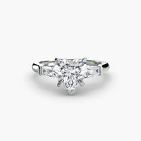 Three-Stone Ring (Baguette Side Stones)