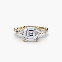 The Floral Accent Solitaire